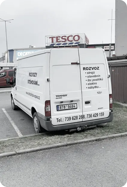 Nákladní taxi Opava - vůz